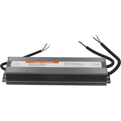 Netzteil, kabelgebunden, ultradünn, wasserdicht, Schalt-LED-Treiber, 400 W, AC 170–250 V, 50/60 Hz, DC 24 V (1/5)