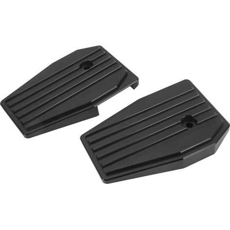 Lot de 2 repose-pieds de moto en alliage d'aluminium CNC antidérapants, compatibles avec REBEL CMX500 et CMX300 (2017-2022), noirs. (1/5)