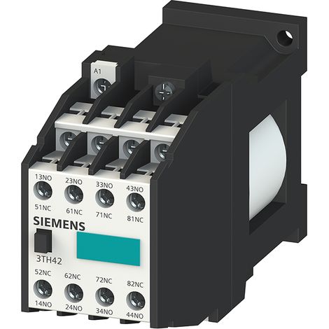 Contacteur Siemens série 3TH4, 10 A, 24 V c.c. ( Prix pour 1 )