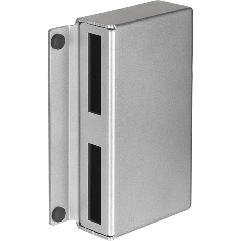 AMF Gegenkasten 144GS für Doppeltore, 172 x 116 x 30mm, Stahl blank (1/3)