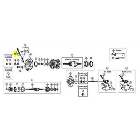 Câble de Frein - - BR-IM41-F - Acier Inoxydable - Boulon de Réglage - Vélo Loisirs (1/2)