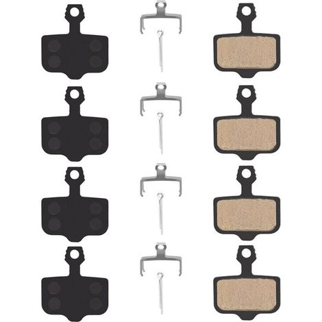 4 paires de plaquettes de frein à disque pour vélo, plaquettes de frein pour VTT, plaquettes de frein pour freins à disque hydrauliques SRAM et Avid Elixir (E1, E3, E5, (1/5)