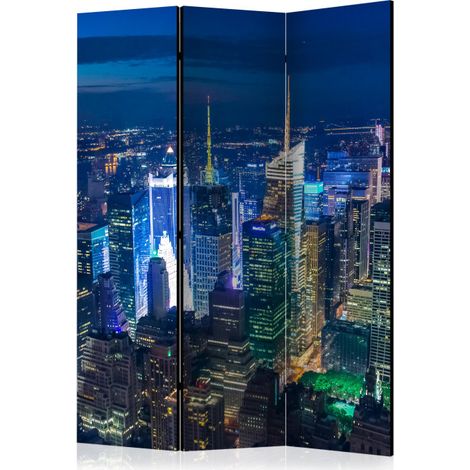 Paravent 3 Volets "Manhattan Night" 135x172cm (1/2)