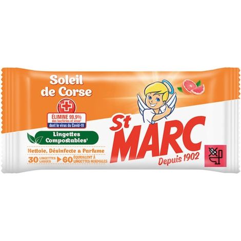 Sonnencreme-Tücher aus Korsika, 30 Stück - St Marc