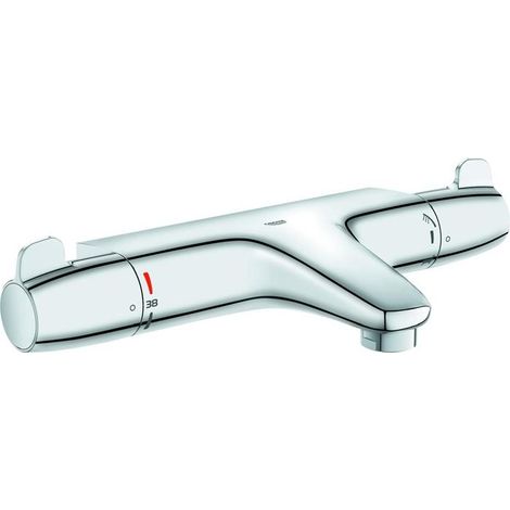THM-Wannenbatt. Grohtherm Special 34671 o. S-Anschl. u. Abdeckungen chrom (1/5)