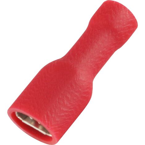 Cosse faston RS PRO, 0,5 1,5 mm2, 22 16 AWG, Isolée, Rouge