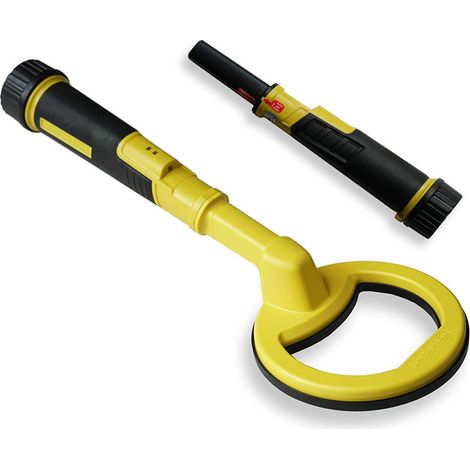Pack détecteur de métaux Pulse Dive 20cm jaune – Étanche jusqu'à 60m – Alimentation batterie LiPo – 3 modes de détection