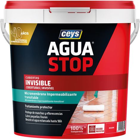 Imperméabilisant invisible 4L pour terrasses et toits – Protection durable contre l'humidité – Application facile sur surfaces poreuses – Ceys