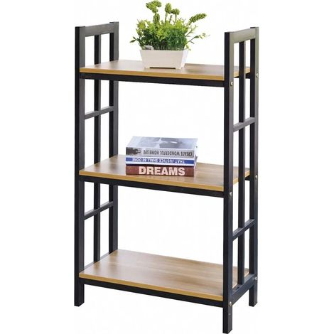 Metallregal mit 3 Ablagen 59x30x105