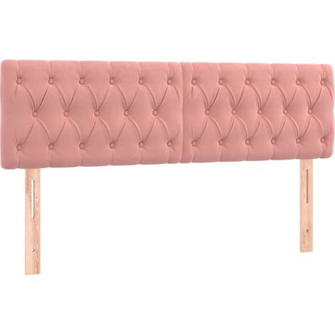 Maison Exclusive - Testiera Rosa 144x7x78/88 cm in Velluto