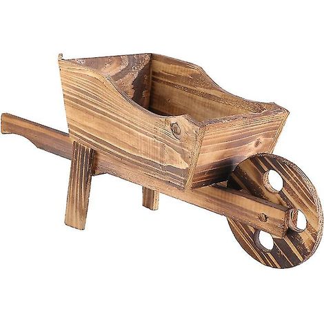 1 pot de fleurs en bois pour chariot (1/3)