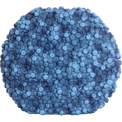 Vase BERRIES en plastique bleu foncé – 44x19x37 cm