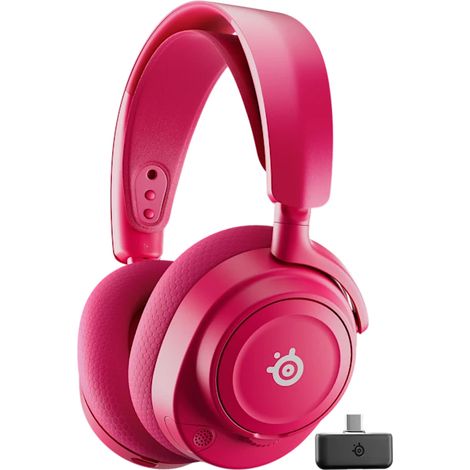 Arctis Nova 7P Wireless Gen 2 Auriculares Inalámbrico y alámbrico Diadema Juego USB Tipo C Bluetooth Magenta