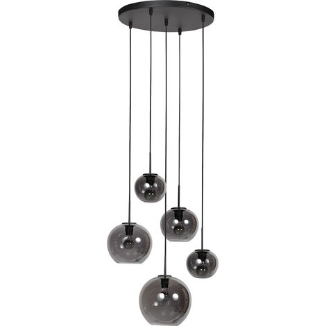 Mexlite - hängeleuchte - HaloSwap - schwarz - glas - Ø 40cm - E27 (1/4)