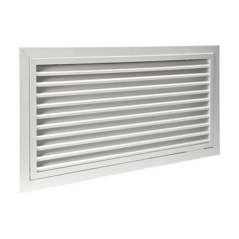 GRIGLIA DI RIPRESA PORTAFILTRO AD ALETTE FISSE All. anodizzato mm 600 x 300 (1/2)