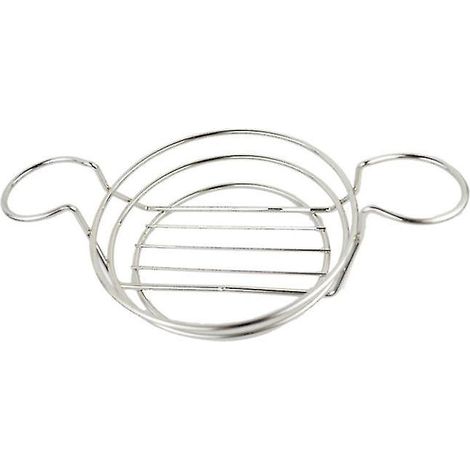 1 panier alimentaire en acier inoxydable (1/3)