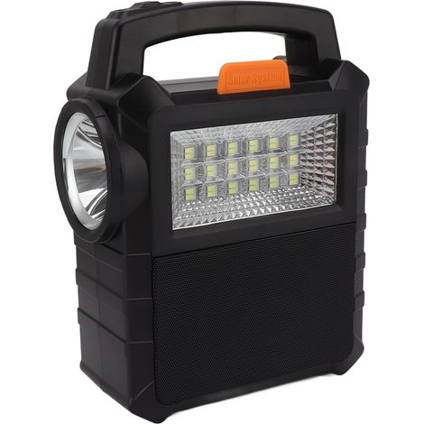 Vielseitiger und robuster Solargenerator mit Lampe – tragbare Stromstation für Zuhause, Notstromversorgung, Wohnmobil und Camping. (1/5)