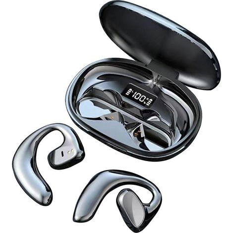 S900 Kabelloser Bluetooth 5.1-Kopfhörer, wasserdicht, schweißresistent, offene Bauweise, Clip-On (1/4)