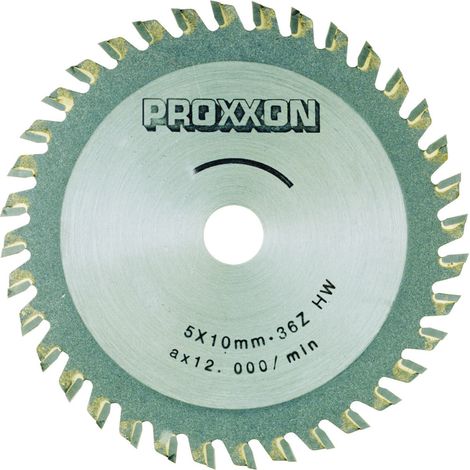 PROXXON Kreissägeblatt, HM-bestückt, Ø 80 x 1,6 x 10 mm, 36 Zähne - 28732
