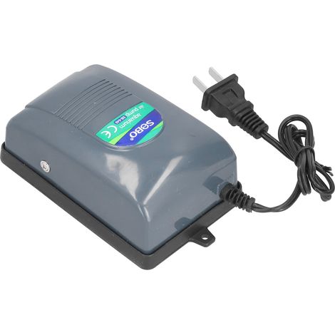 Pompe d'aération à double orifice 220 V, conforme aux normes nationales, pour aquarium, pour l'oxygénation. (1/5)