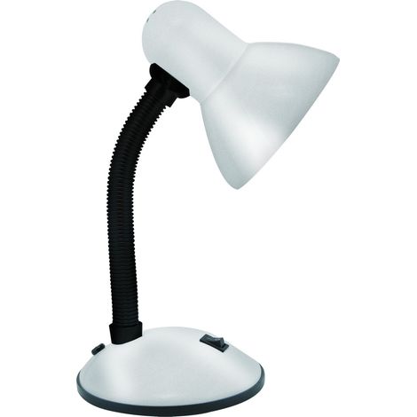 Lámpara de escritorio 40W plateada tola E27 Ideus 02852 (1/2)