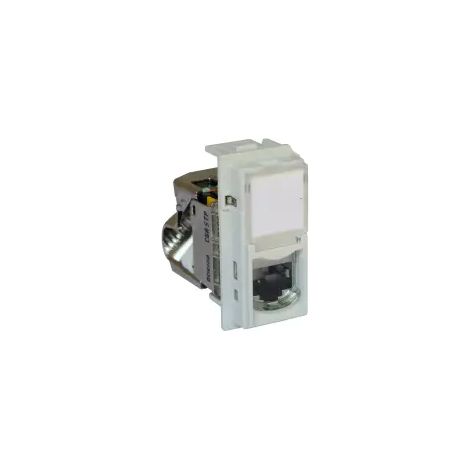 Prise RJ45 blindée cat.6A STP Living Now 1 module - blanc (BTKW4279C6AS) (1/2)
