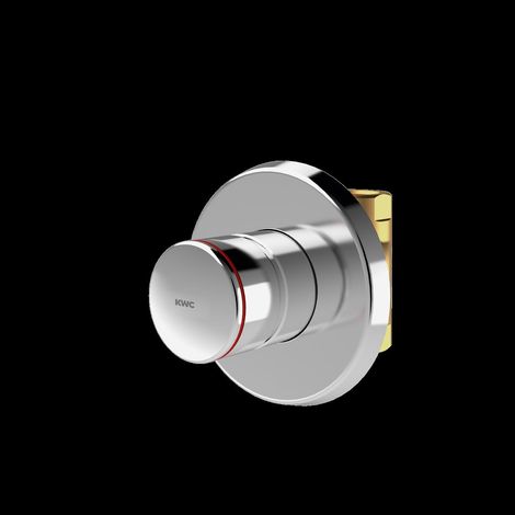KWC Durchgangsventil, F3, Hydraulisch, DN20, O. Mischung, Unterputz, Duschen (1/2)