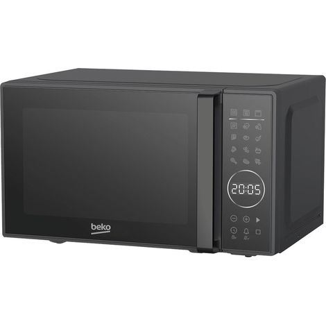 Horno microondas Beko MGC20130BB de superficie plana, combinado, 20 l, 700 W, color negro