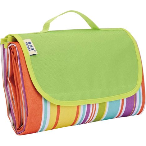 Couverture De Pique-Nique - Imperméable - Oxford 600D - 145 x 80 cm - Pour Plage Camping Parc Extérieur - 1 Pièce