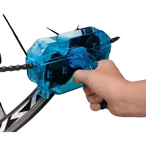 Limpiador de cadenas, herramienta de limpieza 3D, kit de limpieza ecológico, azul (1/2)