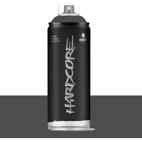 Bombe de peinture aérosol MTN Hardcore Gris spoutnik (RV-263) 0,4 L (1/2)