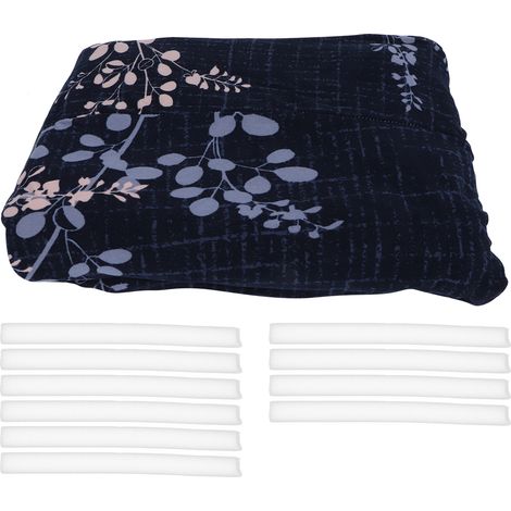 Housse de Canapé Extensible 3 Places Polyester Super Doux avec Sangles de Fixation Protection Anti-taches et Résistante Élégante (1/5)