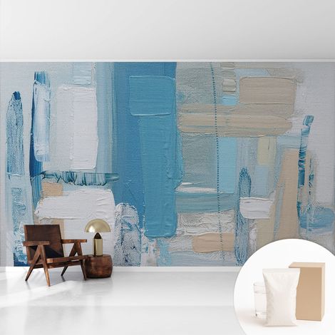Fototapete Vliestapete mit Kleber - modern Wohnzimmer - Wanddekoration - einfach anzubringen Moderne Harmonie 416x254 cm
