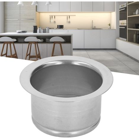 Supplément de Profondeur pour Évier de Cuisine en Acier Inoxydable 304 - Flange de Réparation 114mm x 60mm pour Garbage Disposal - Kit de Remplacement Facile à Installer (1/5)