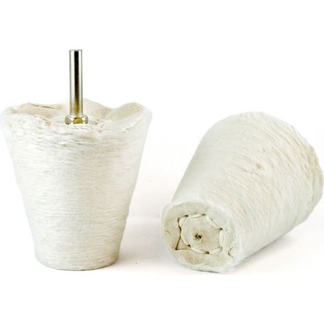 Cono di cotone per lucidare - Rosver - CSG D.38 G.6 - Conf.5pz