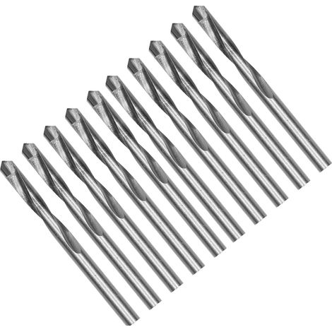 Lot de 10 fraises pour fraiseuse en acier de tungstène 6.5mm haute dureté resistant à l'usure sans bavure pour CNC métal bois plastique (1/5)