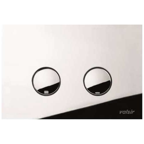VALSIR Placca p4 cm2p abs 14,5 x 21,5 cromato lucido codice prod: VS0869335 (1/3)