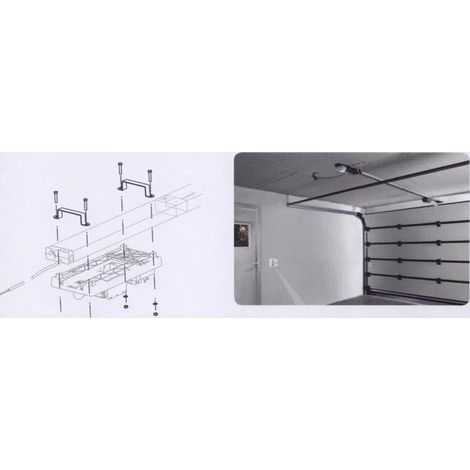 Sommer – Kit de motorisation de garage – Montage au plafond ou au mur – Flexibilité d'installation – Pour surfaces jusqu'à 20m²