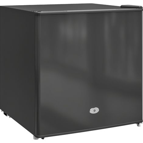 HOMCOM 35L Tabletop Freezer with Removable Wire Shelf and Two Keys, Black (1/5)
