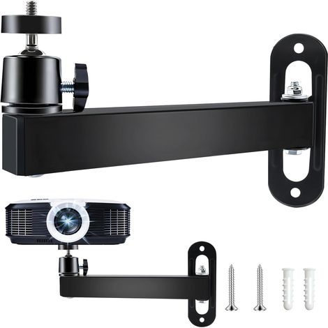 Support Videoprojecteur, support projecteur, Réglage Rotatif à 360°  Interface Universelle à Vis 1/4 Pouce, pour Aux Chambres à Coucher, Bureaux et Home Cinémas (1/5)
