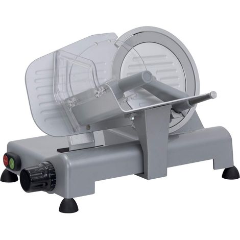 RGV LUSSO 195 GL - Affettatrice domestica ergonomica, Diametro Lama 195 mm, 110W, Argento, Pane (1/10)