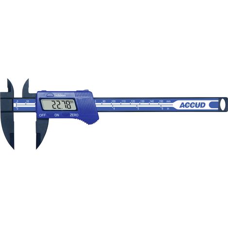 Accud  1599559 Digitaler Messschieber  150 mm (1/4)