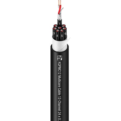 Cavo Adam Hall Cables K qpmc multicore a 12 canali, 1 m