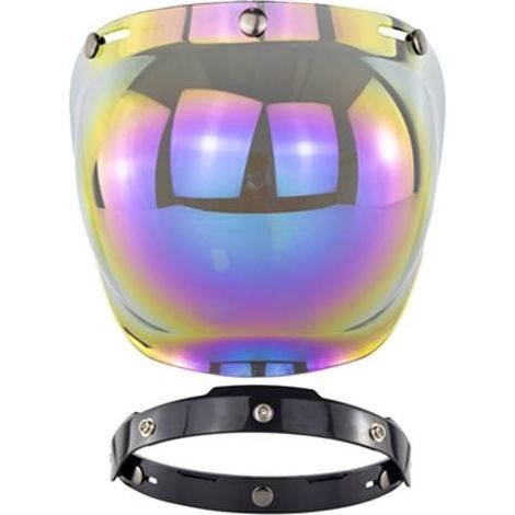 Casqueur ouvert Visor Motorcycle Bubble Bouclier Casques Accessoire (1/5)