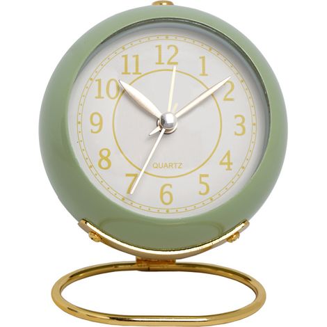 1 horloge européenne en métal - Blanche (1/5)