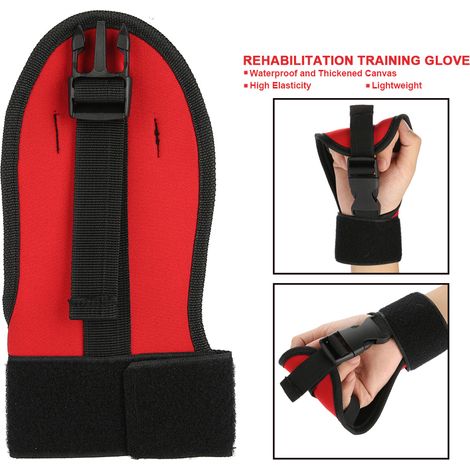 Gants de Rééducation pour la Main avec Fixation - Entraînement et Réadaptation Digitale (1/5)