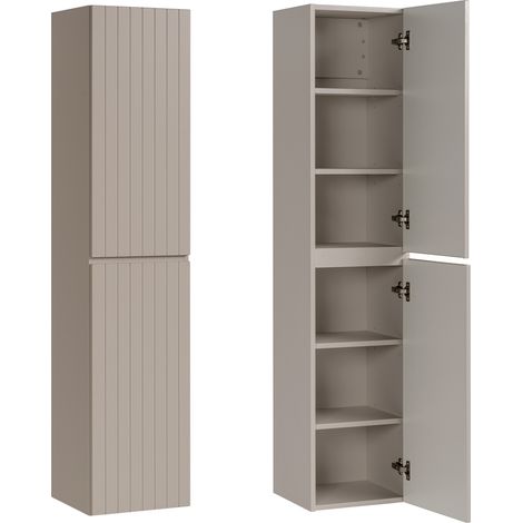 Badezimmer Hochschrank IRAKLIO-56-CASHMERE Beige B/H/T ca. 35/160/33cm (1/4)
