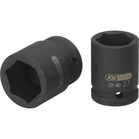 Douille à chocs 6 pans 3/4', 23 mm sur carte - KSTOOLS - 515.1323-E