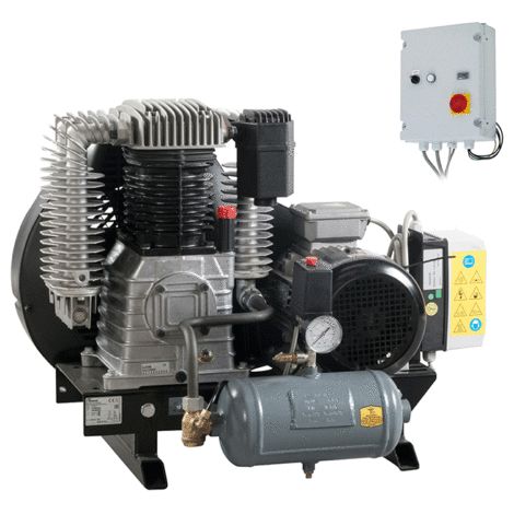 COMPRESSEUR D'AIR A PISTON TRIPHASE SUR PLATEAU K50/BF15 SD NUAIR (1/2)
