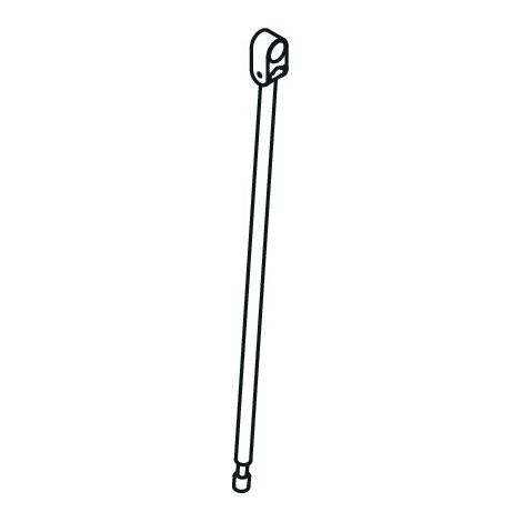 HEWI 950.50B027XA 97 Support de sol pour SKG 801.50., mat (1/2)